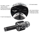 WS 858 wireless USB microphone professional condenser karaoke mic bluetooth stand radio mikrofon studio recording studio WS858