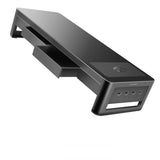 Monitor Stand Riser USB3.0 Hub Support Data Transfer and Wireless Charging with Drawer Storage Box Desk Organizer for Laptop PC