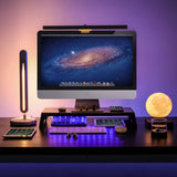 Trapezoid Monitor Stand Riser with USB3.0 Hub Support Data Transfer and Charging Steel Desk Organizer for Laptop Computer