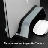 Aluminum Vertical Laptop Stand Laptop Holder Compatible with MacBook/iPad and More Notebook Laptops