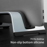 Aluminum Vertical Laptop Stand Laptop Holder Compatible with MacBook/iPad and More Notebook Laptops