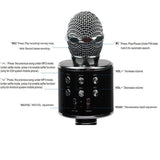WS 858 wireless USB microphone professional condenser karaoke mic bluetooth stand radio mikrofon studio recording studio WS858