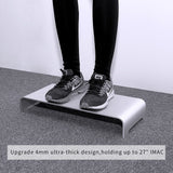Aluminum Monitor Stand Computer Riser Universal Metal Desk Stand Base up to 27 inches Screens for PC, Laptop,MacBook