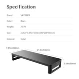 Monitor Stand Monitor Riser with Keyboard and Mouse Storage Desk Organizer for Laptop Computer Up to 27 inches and 66 pounds