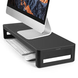Monitor Stand Monitor Riser with Keyboard and Mouse Storage Desk Organizer for Laptop Computer Up to 27 inches and 66 pounds